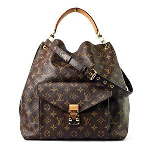 LOUIS VUITTON Metis Hobo Monogram 2 Way Shoulder Bag Tote Top Handle Strap LV